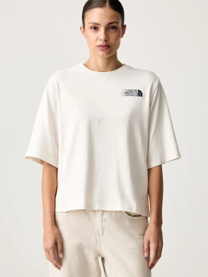 The North Face T-shirt damski bawełniany Retro beżowy