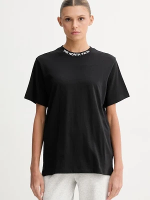 The North Face t-shirt damski bawełniany ZUMU czarny