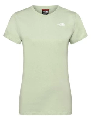 The North Face T-shirt damski Kobiety Bawełna zielony jednolity,