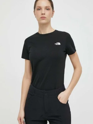 The North Face t-shirt damski kolor czarny NF0A87NHJK31