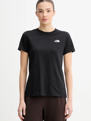 The North Face t-shirt damski z bawełną EVOLUTION czarny
