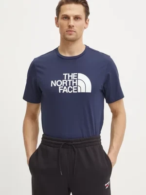 The North Face t-shirt Easy męski kolor granatowy z nadrukiem NF0A8A6C8K21