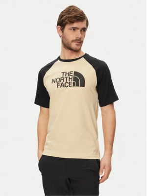The North Face T-Shirt Easy NF0A87N7 Beżowy Regular Fit