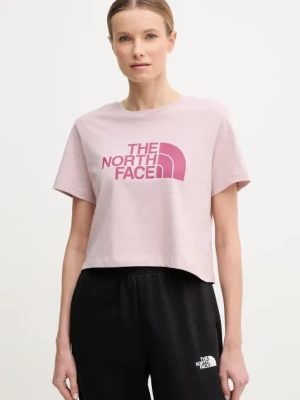 The North Face t-shirt Easy Relaxed damski kolor różowy NF0A8A6HA1O1