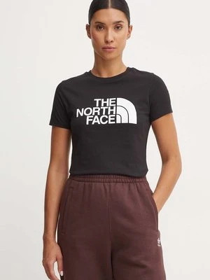 The North Face t-shirt Easy Tee damski kolor czarny NF0A8A6DJK31