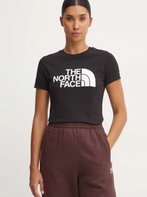 The North Face t-shirt Easy Tee damski kolor czarny NF0A8A6DJK31