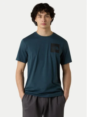 The North Face T-Shirt Fine NF0A8A6M Zielony Regular Fit