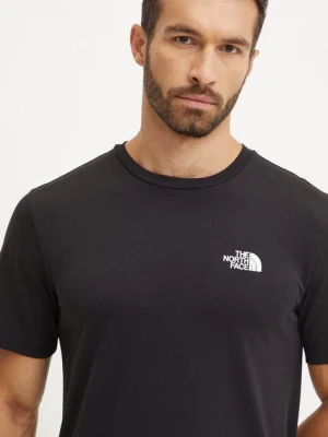 The North Face t-shirt M S/S Simple Dome Tee męski kolor czarny z nadrukiem NF0A87NGJK31