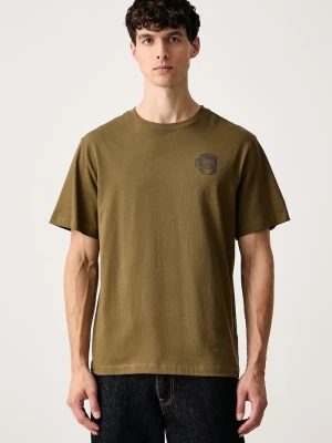 The North Face T-shirt męski bawełniany Basecamp zielony