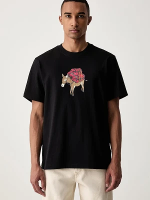 The North Face T-shirt męski bawełniany DONKEY TAXI czarny