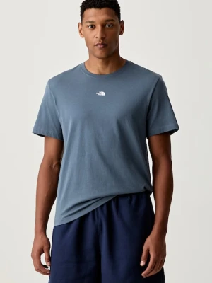 The North Face T-shirt męski bawełniany Essential Center Logo niebieski
