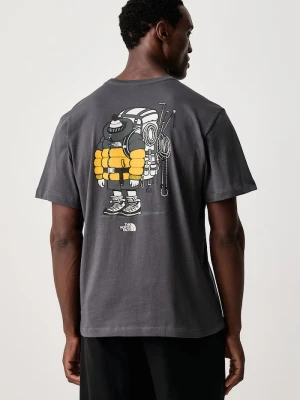 The North Face T-shirt męski bawełniany Gear up Relaxed szary