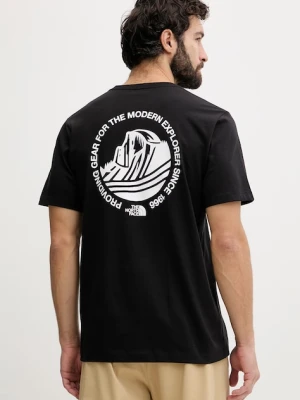 The North Face t-shirt męski bawełniany MONTE