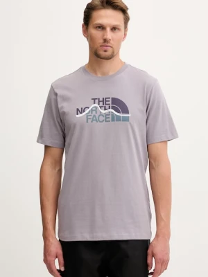 The North Face t-shirt męski bawełniany MOUNTAIN LINE