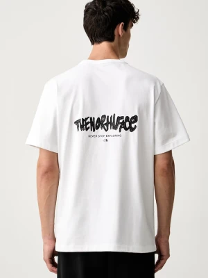 The North Face T-shirt męski bawełniany Relaxed biały