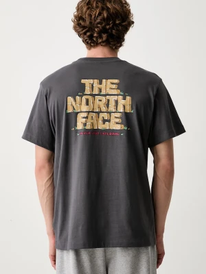 The North Face T-shirt męski bawełniany Relaxed szary
