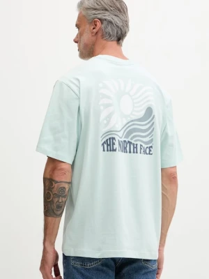 The North Face T-shirt męski bawełniany SUN OVERSIZE