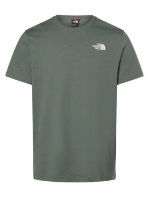 The North Face T-shirt męski Mężczyźni Bawełna niebieski|szary|zielony nadruk,