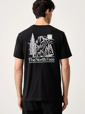 The North Face T-shirt męski z bawełną Monte czarny