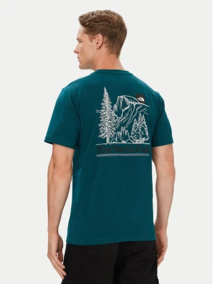 The North Face T-Shirt Monte Reg Ss NF0A8JAV Zielony Regular Fit