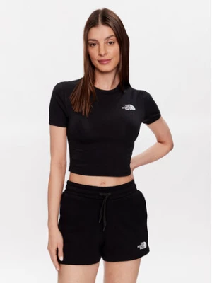 The North Face T-Shirt NF0A55AO Czarny Cropped Fit