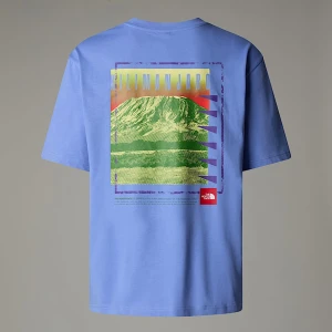 The North Face T-shirt O Kroju Oversize Axys Virtual Blue Rozmiar L male