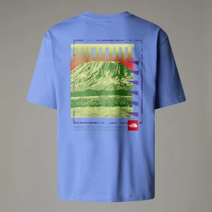 The North Face T-shirt O Kroju Oversize Axys Virtual Blue Rozmiar S male