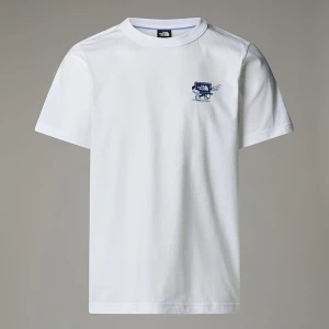 The North Face T-shirt O Luźnym Kroju Z Grafiką I Logo Tnf White Rozmiar XS male