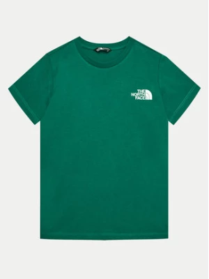 The North Face T-Shirt Redbox NF0A89VT Zielony Regular Fit