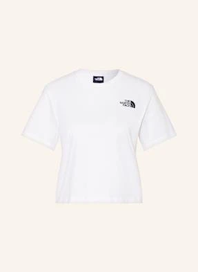 The North Face T-Shirt Simple Dome Cropped weiss