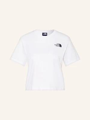 The North Face T-Shirt Simple Dome Cropped weiss