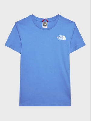 The North Face T-Shirt Simple Dome NF0A82EA Niebieski Regular Fit