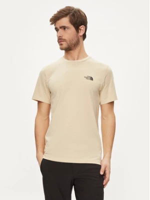The North Face T-Shirt Simple Dome NF0A87NG Beżowy Regular Fit