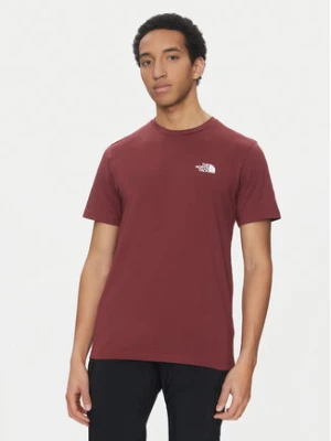 The North Face T-Shirt Simple Dome NF0A87NG Bordowy Regular Fit