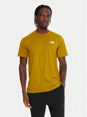 The North Face T-Shirt Simple Dome NF0A87NG Żółty Regular Fit