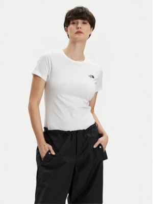 The North Face T-Shirt Simple Dome NF0A87NH Biały Regular Fit