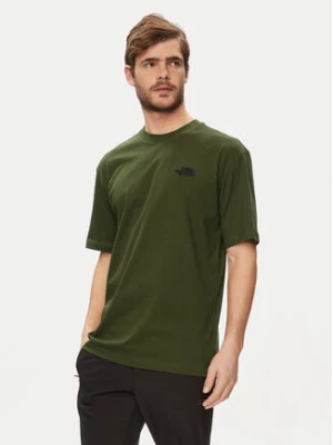 The North Face T-Shirt Simple Dome NF0A87NR Zielony Oversize