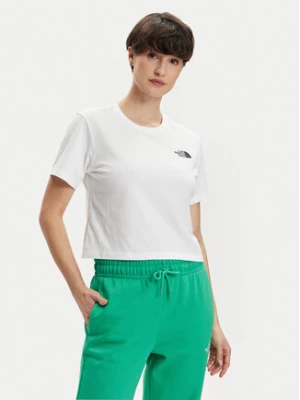 The North Face T-Shirt Simple Dome NF0A87U4 Biały Relaxed Fit
