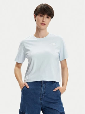 The North Face T-Shirt Simple Dome NF0A87U4 Błękitny Relaxed Fit