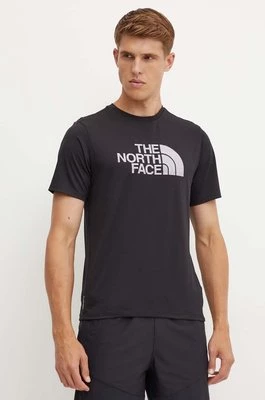 The North Face t-shirt sportowy 24/7 Easy kolor czarny gładki NF0A895KJK31