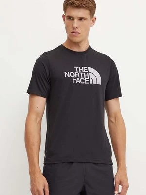 The North Face t-shirt sportowy 24/7 Easy kolor czarny gładki NF0A895KJK31