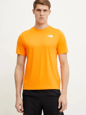 The North Face t-shirt sportowy 24 / 7 pomarańczowy