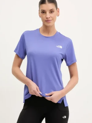 The North Face t-shirt sportowy Flex kolor fioletowy NF0A8BRR6IF1