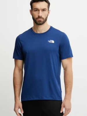 The North Face t-shirt sportowy Lightbright kolor granatowy gładki NF0A825OD1R1