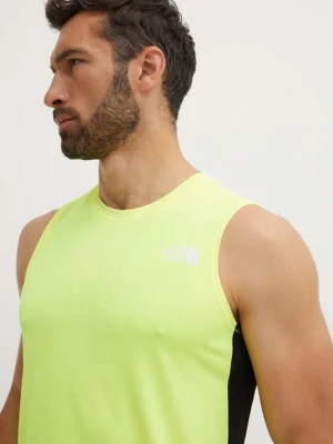 The North Face t-shirt sportowy Lightbright kolor żółty NF0A825PROH1