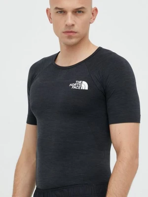 The North Face T-shirt sportowy Mountain Athletics kolor czarny melanżowy