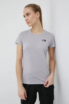 The North Face t-shirt sportowy Reaxion kolor szary NF00CE0TDYX1