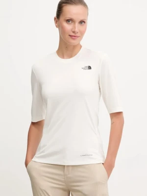 The North Face t-shirt sportowy Shadow damski kolor beżowy NF0A8E1DQLI1