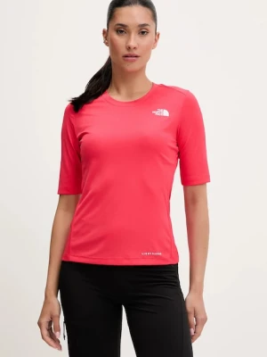 The North Face t-shirt sportowy Shadow kolor czerwony NF0A87TW6IE1