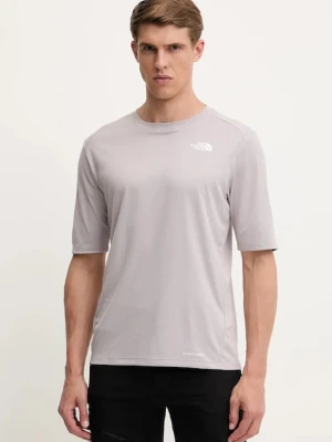 The North Face t-shirt sportowy Shadow męski kolor beżowy gładki NF0A87TU1OA1